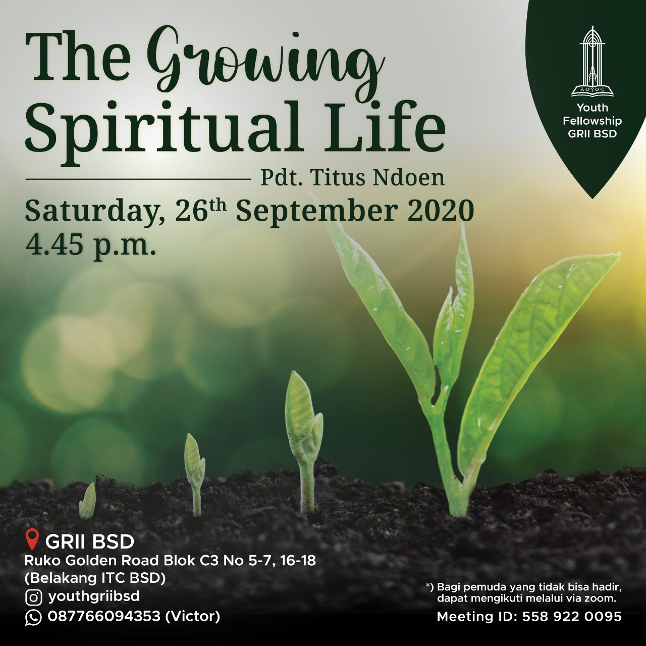 The Growing Spiritual Life