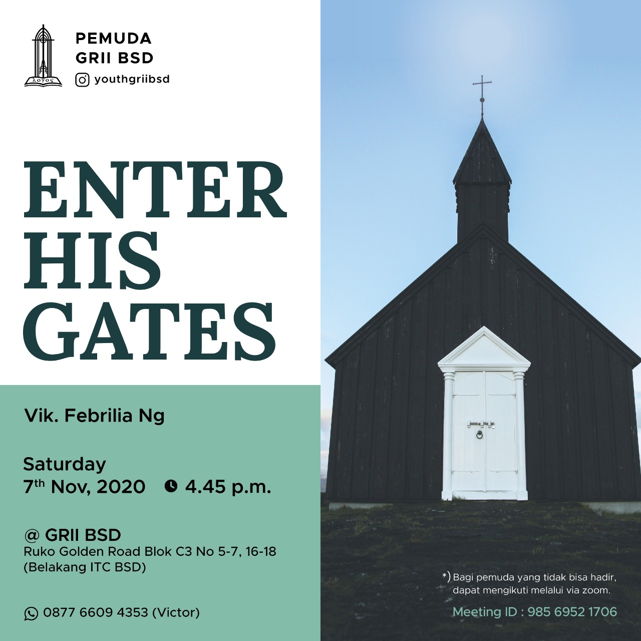 Enter His Gates