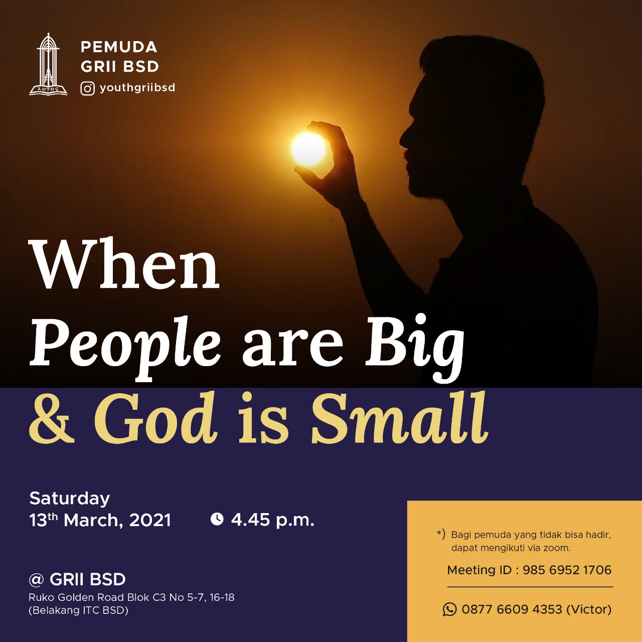 When People are Big and God is Small