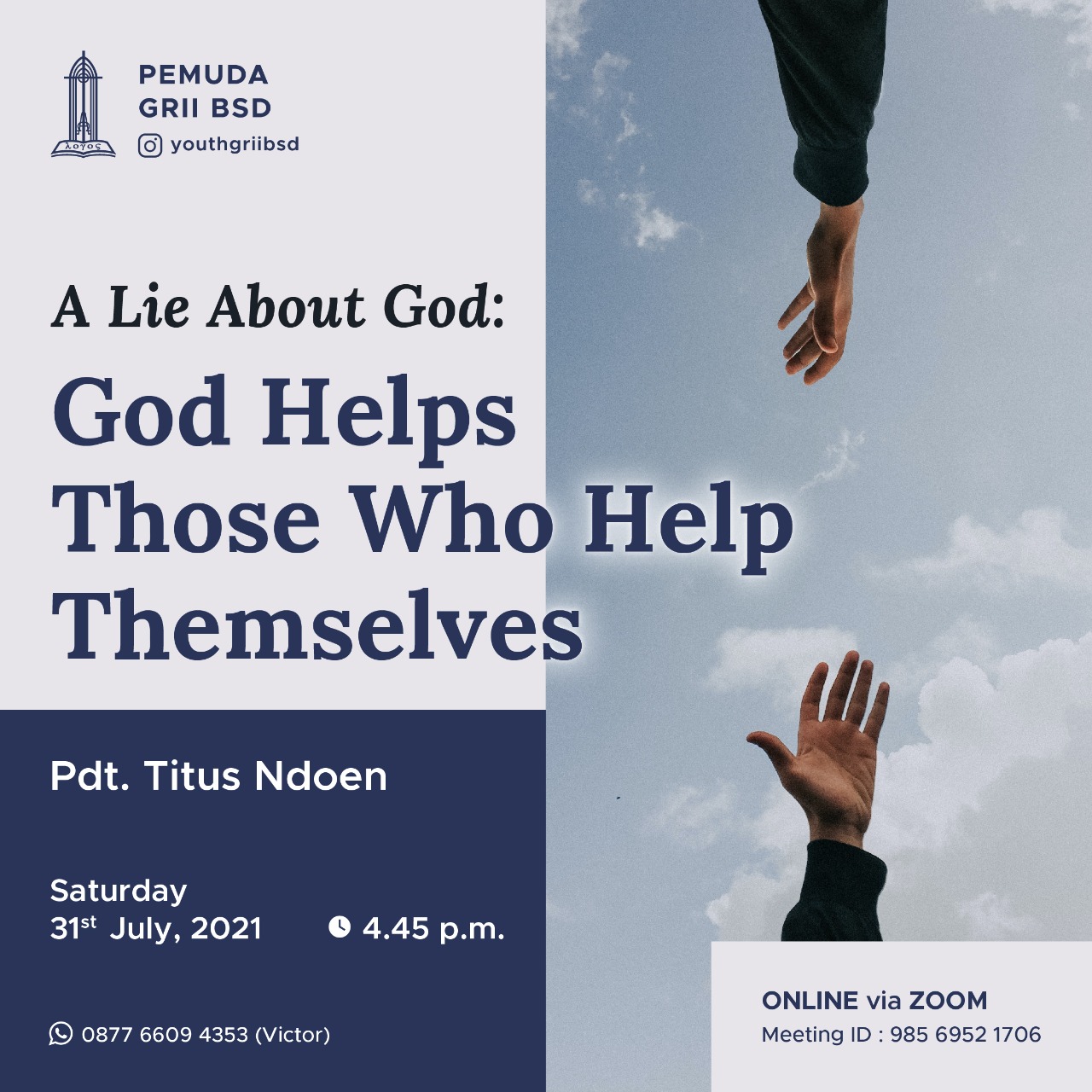 A Lie About God: God Helps Those Who Help Themselves