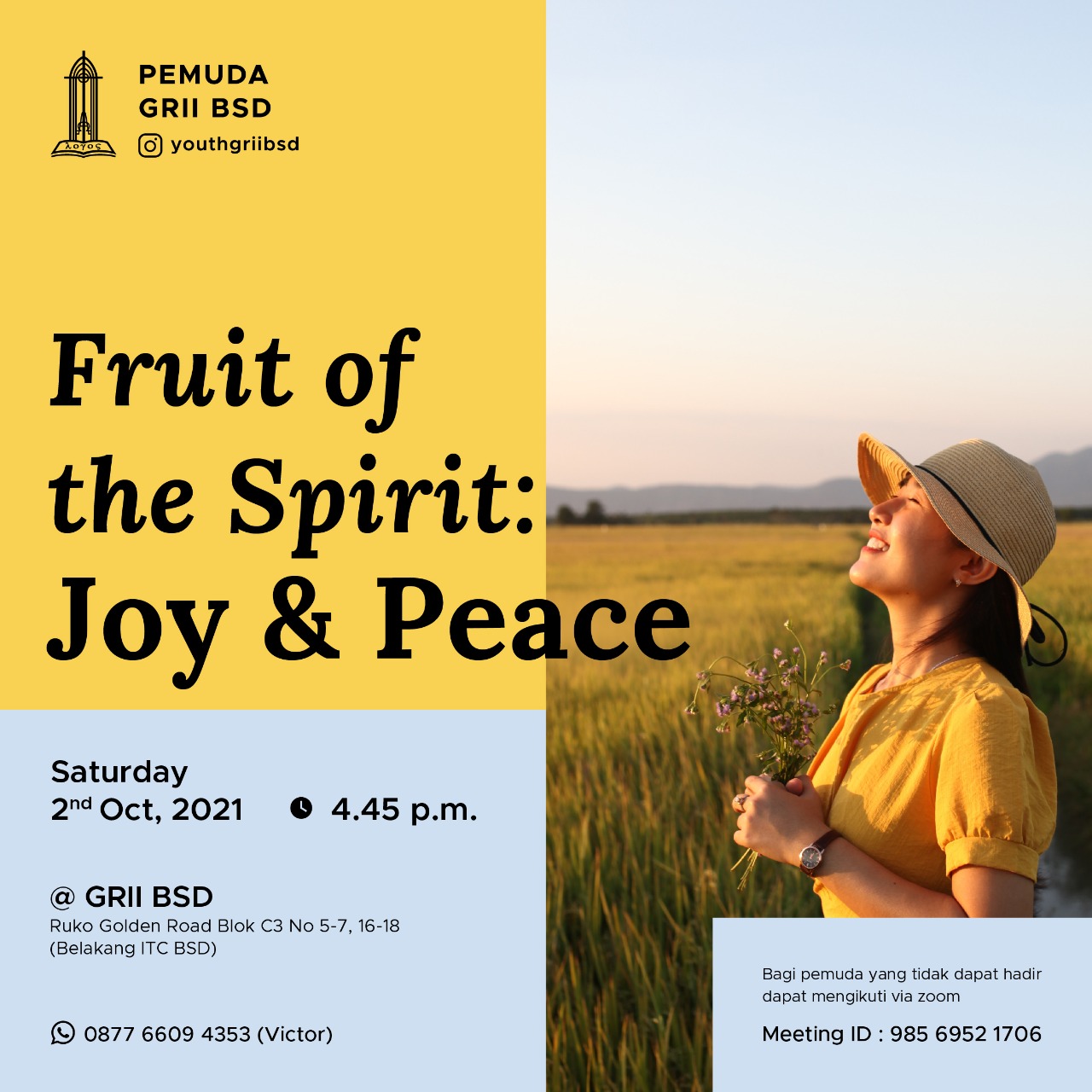 Fruit of the Spirit: Joy & Peace