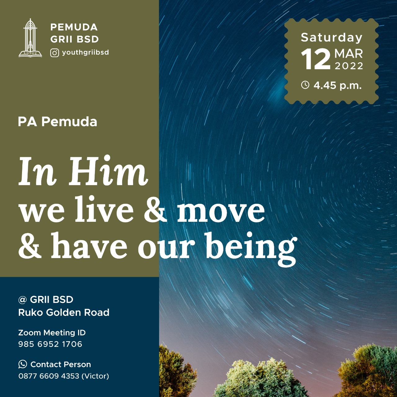 In Him We Live, Move, & Have Our Being